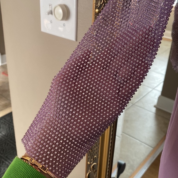 N1 Los Angeles Blazer with Rhinestone Sleeves - Picture 6 of 7